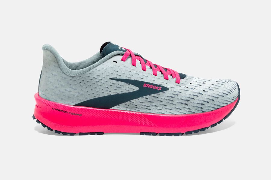 Brooks Hyperion Tempo Road Löparskor Dam - Grå/Rosa - 5946-YORAH